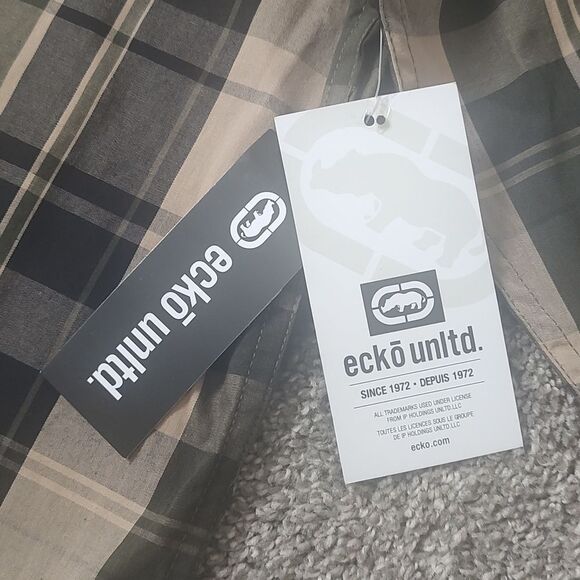 New With Tags Men's Size 2XL Long Sleeve Woven Collared Button Down Shirt‎ - Picture 13 of 17